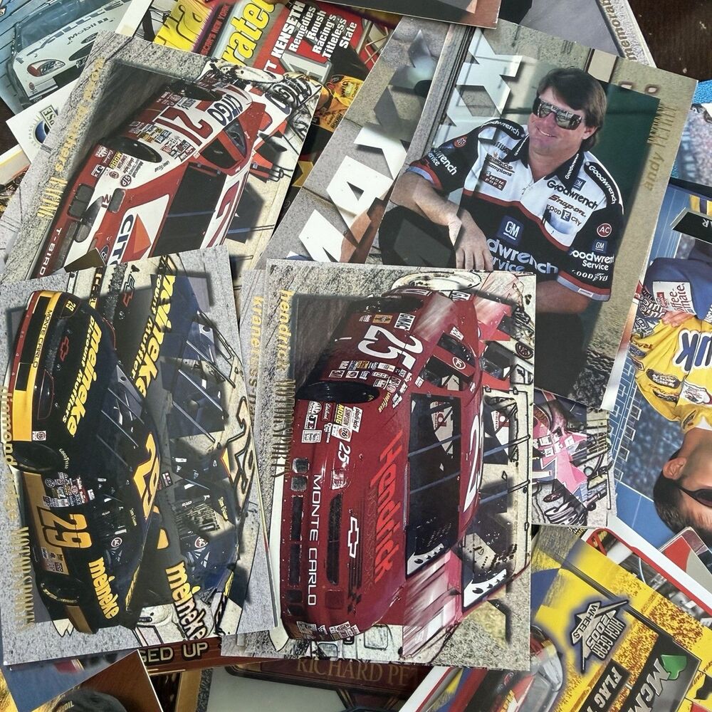 400 Vintage NASCAR Cards Lot Richard Petty Dale Jarrett Rusty Wallace Kenseth - Picture 12 of 12
